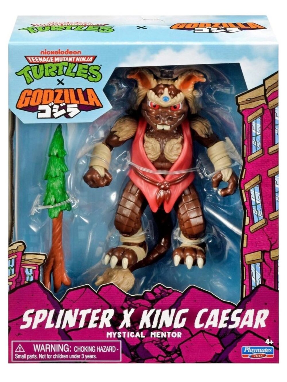 2026 Teenage Mutant Ninja Turtles  X Godzilla Splinter King Caesar